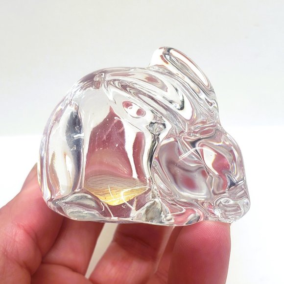Gorham Crystal Easter Bunny Rabbit Salt Pepper Shaker ONLY One Replacement - Picture 6 of 8